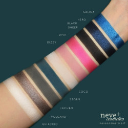 Palette Ombretti Armocromia per la stagione: Inverno - swatches